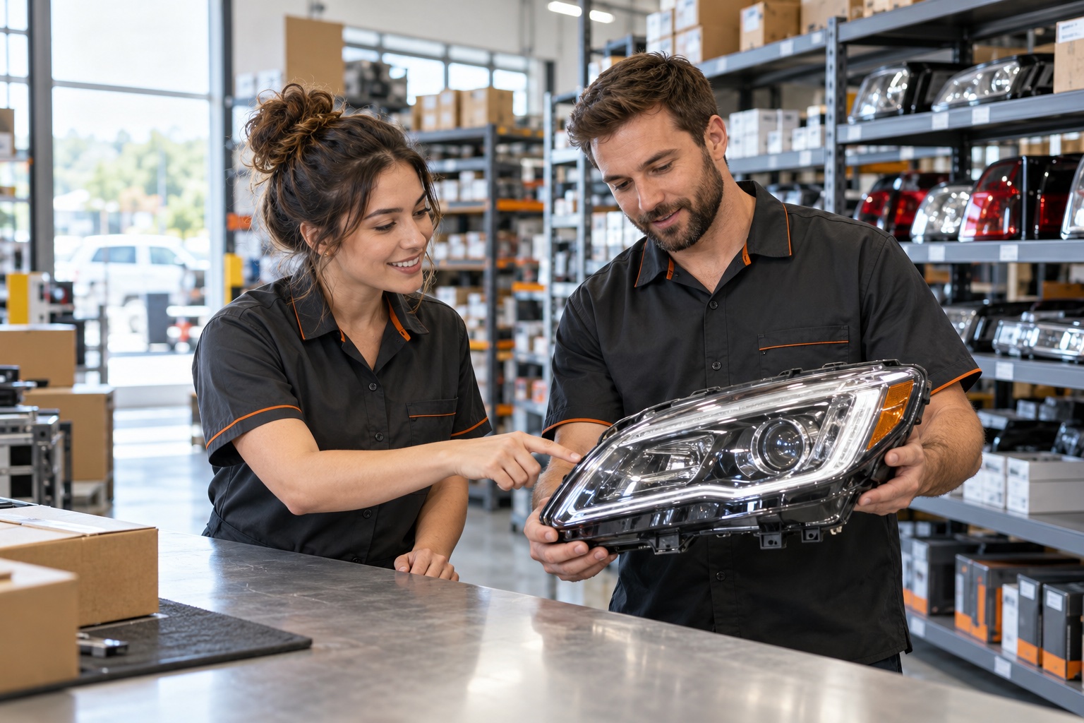 Mechanic working in an automotive workshop
